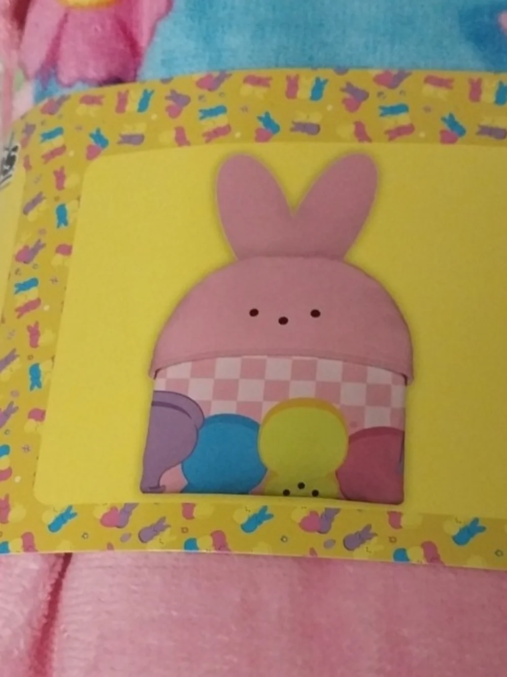 Peeps Pink Bunny Hooded Towel for Kids
